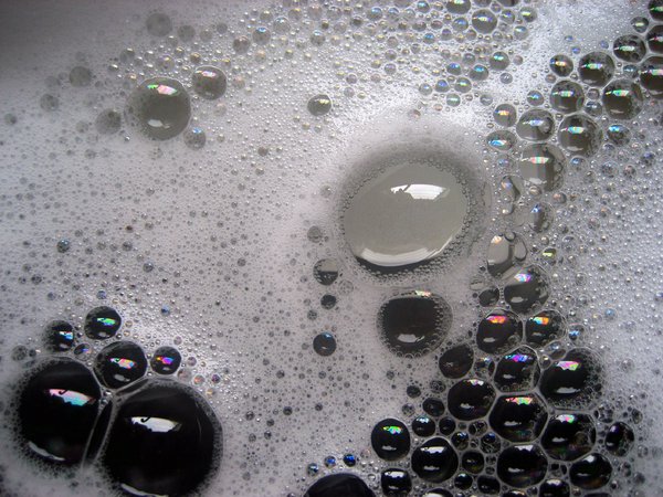 dishwashing bubbles