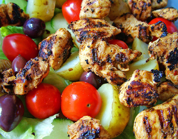 chargrilled chicken salad