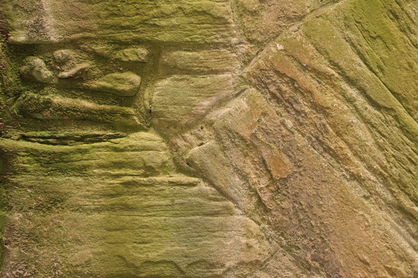 Old Green Stone Texture