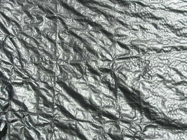 Silver-grey tarpaulin