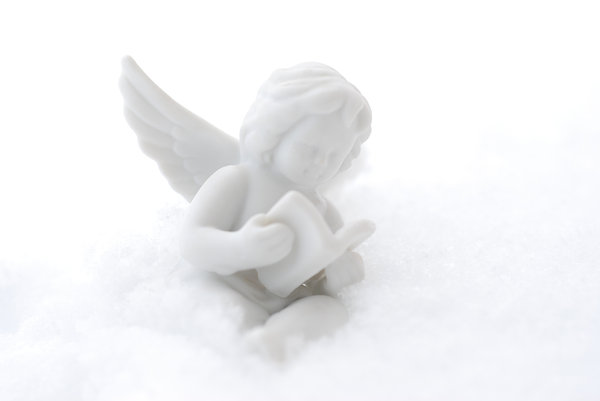 Angel on the snow