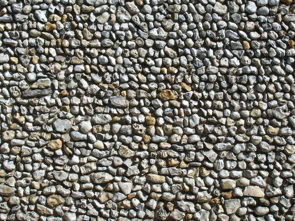 Pebble Dash Wall