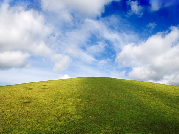 Hill: grassy hill
