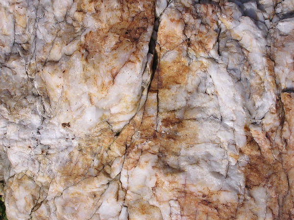 A sulphur crag