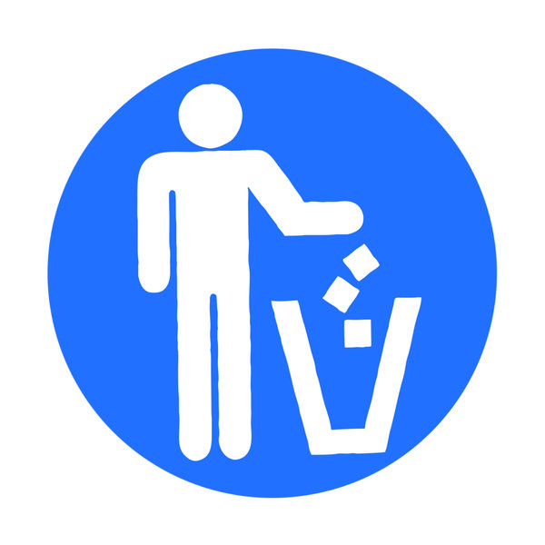 Clean up sign: Clean up.

Please let me know if you use it! I just want to know where it was used... That's all!
