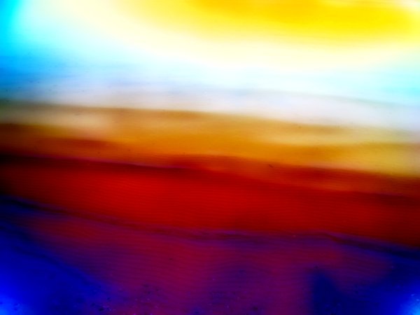 Abstract Colours - Shoreline 3: A sandy shore with colours enhanced.