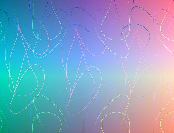 Swirly Abstract: Swirls on a gradient background.