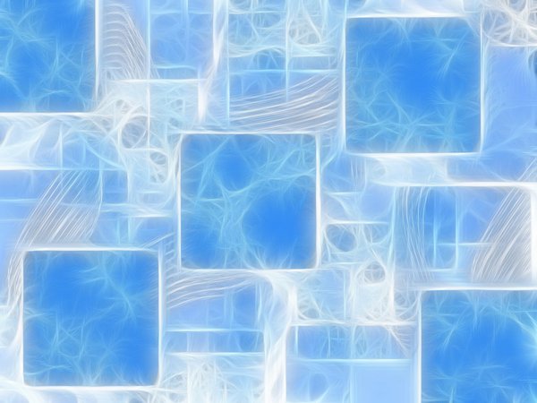 Fractal Grunge Background: Weird fractal abstract texture. A useful fill, backdrop or texture. Shades of blue and white.