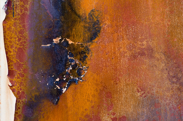 Boxcar textures 10: More textures from an old abandoned metal boxcar.