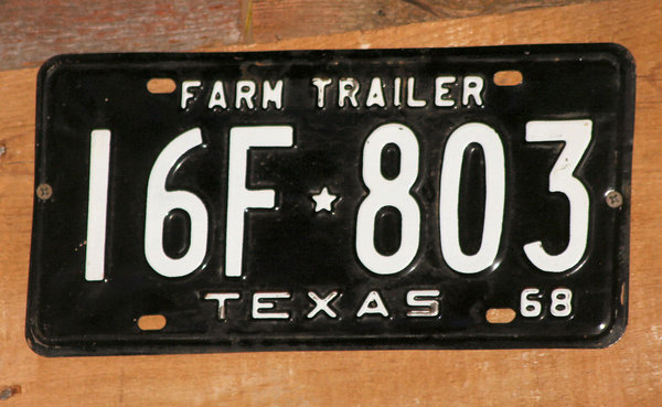 1968 Plate