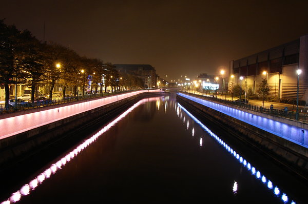 By night : Charleroi, Belgium
