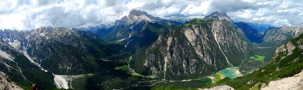 Panorama in Dolomites