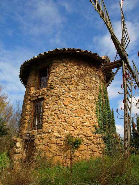 Windmill: Windmill in south france/spanish border