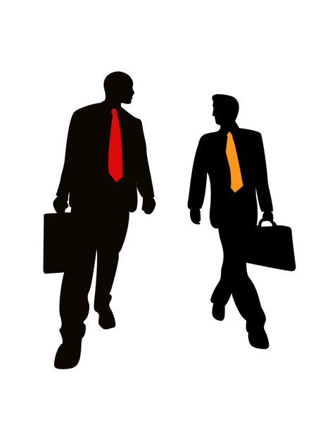 Homens de Negócios-silhouette: 