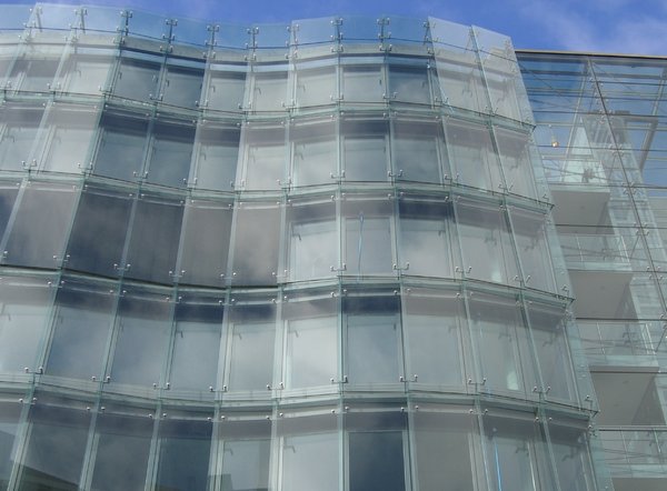 glass building: glass building