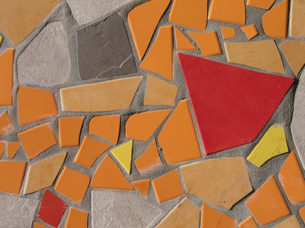 abstract orange tiles texture