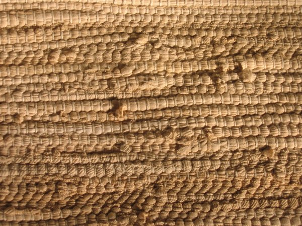 hand-made cotton carpet textur