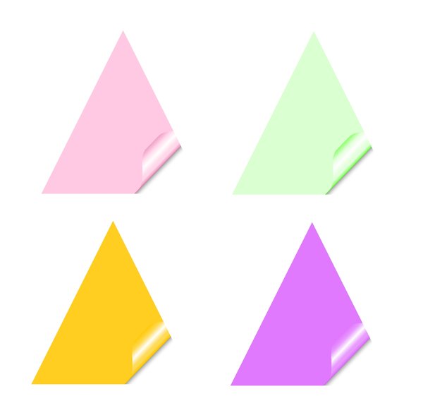 Stickers 6 Triangles