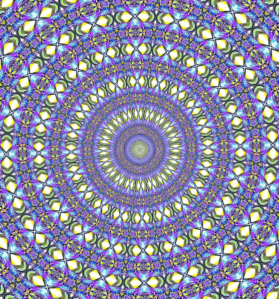 coloured crystal circles