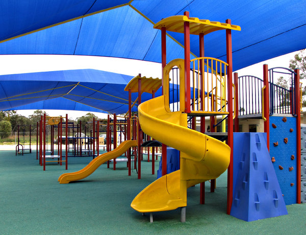 children's playground: sheltered children's playground equipment