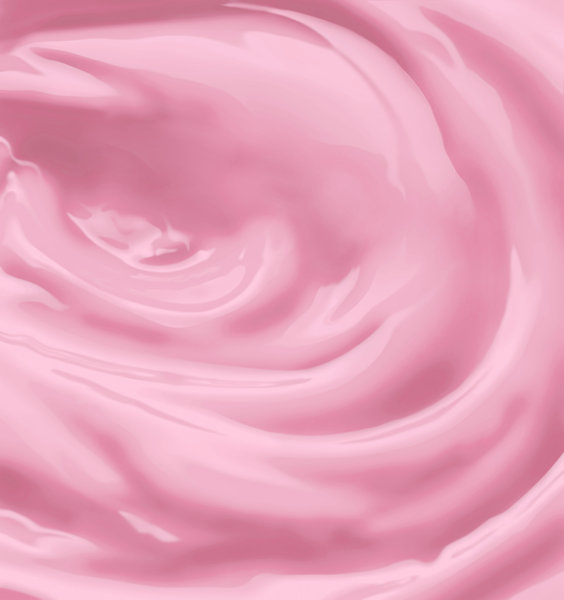 Milk Shake Swirl: Illustration of a strawberry milk shake swirl