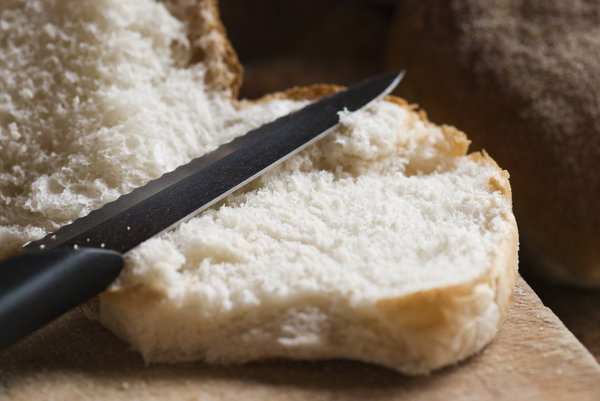 Knife on bread
