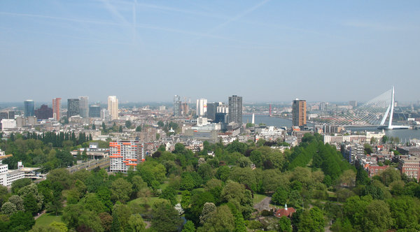 A view on the city of Rotterda