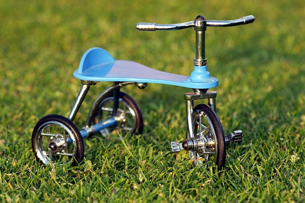 Tricycle on the grass 3