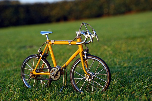 Bicycle on the grass 1