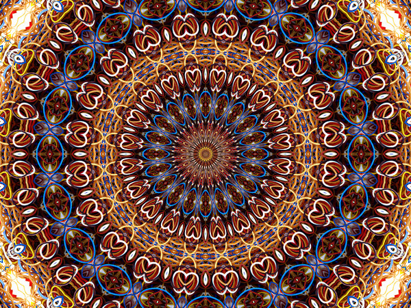 stretch rubber mandala: abstract backgrounds, textures, patterns, kaleidoscopic patterns, circles, shapes and  perspectives from altering and manipulating images