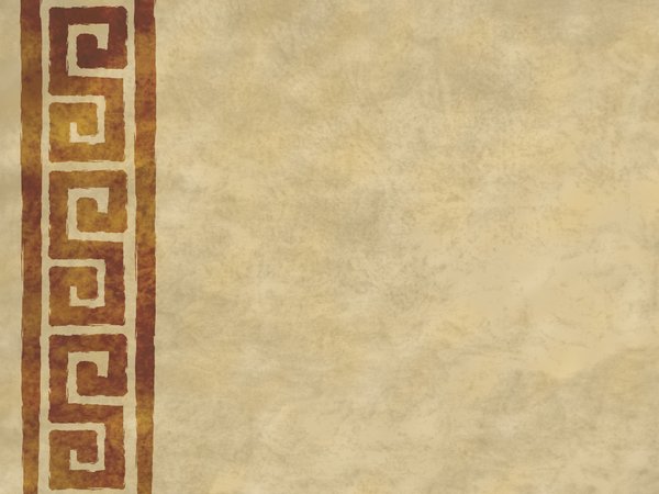 Parchment Scrolls 2: Digitally rendered parchment background with grungy geometric scrolls.  Lots of copy space.