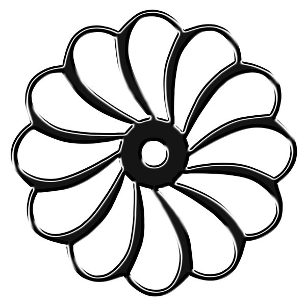 Graphic flower