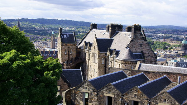 Edinburgh Castle from the insi