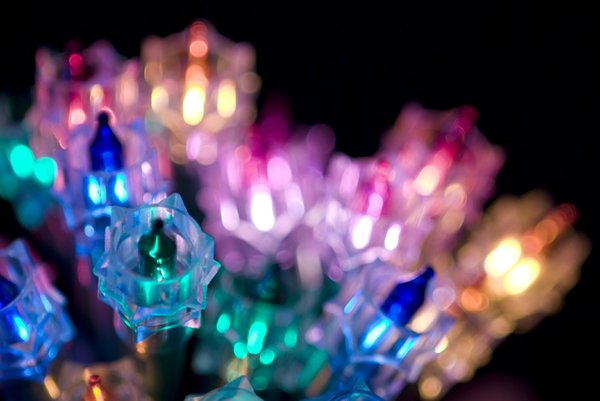 Christmas Lights: a selection of colorful Christmas fairy lights http://stockmedia.cc