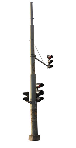 Traffic lights post