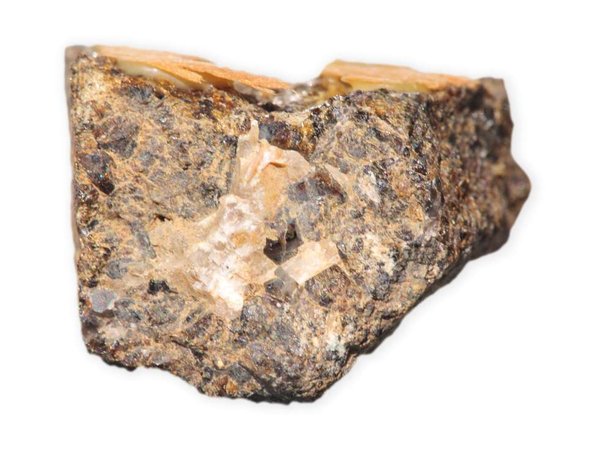 Chondrite   with calcite   Bas