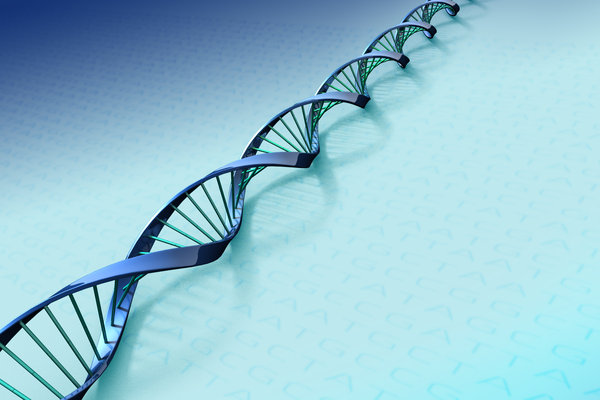 DNA molecule 5: DNA double helix illustration