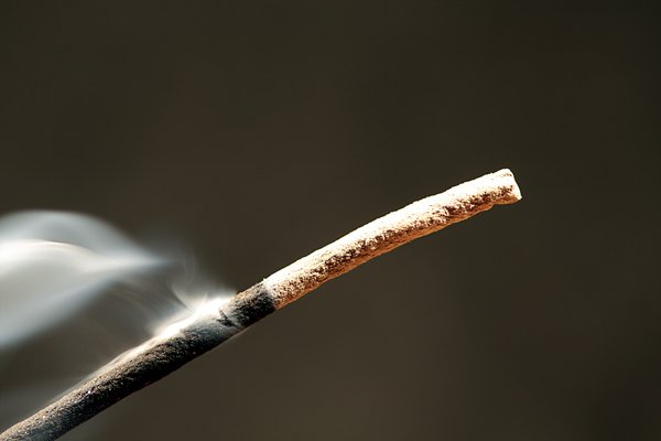 Burning incense 2