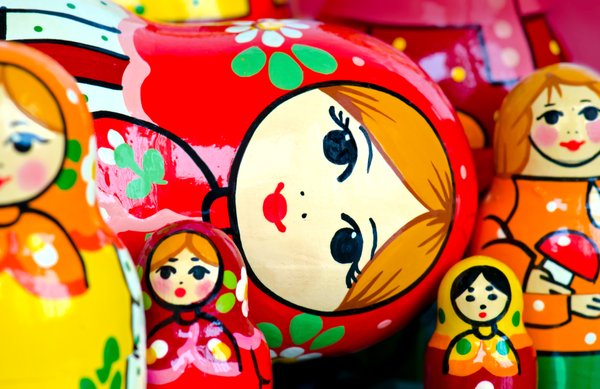 Russian nesting dolls: Matroshka dolls from russia