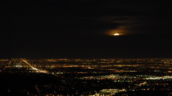 Moon Over Denver
