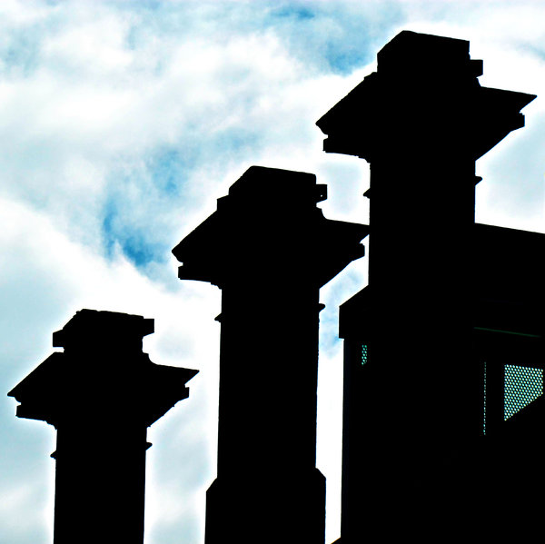 historic chimney silhouettes