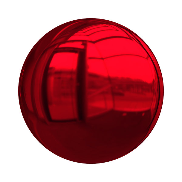 Christmas Baubles 4: Decorative Christmas bauble or ball in red with a shiny and reflective surface. Could be used as a button also,