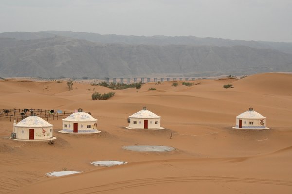 Desert yurts