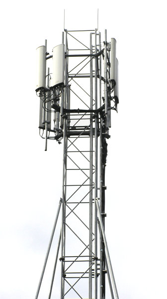 Communication Tower: A communication tower.
