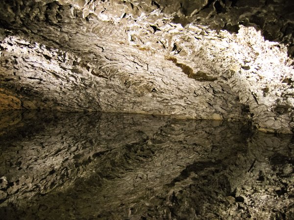 solid anhydrite cave