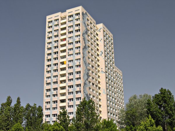 tall apartment skyscraper
