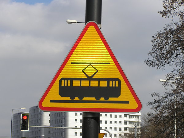 Tram sign