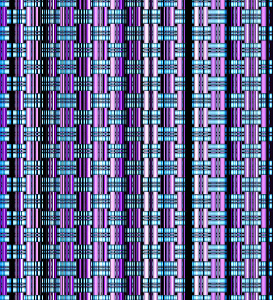 purple green weave
