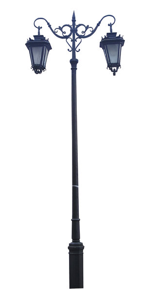 Street lamp: A lamp isolated.