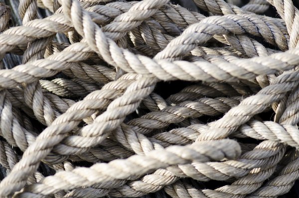 Tangled rope: Tangled rope texture shallow DOF
